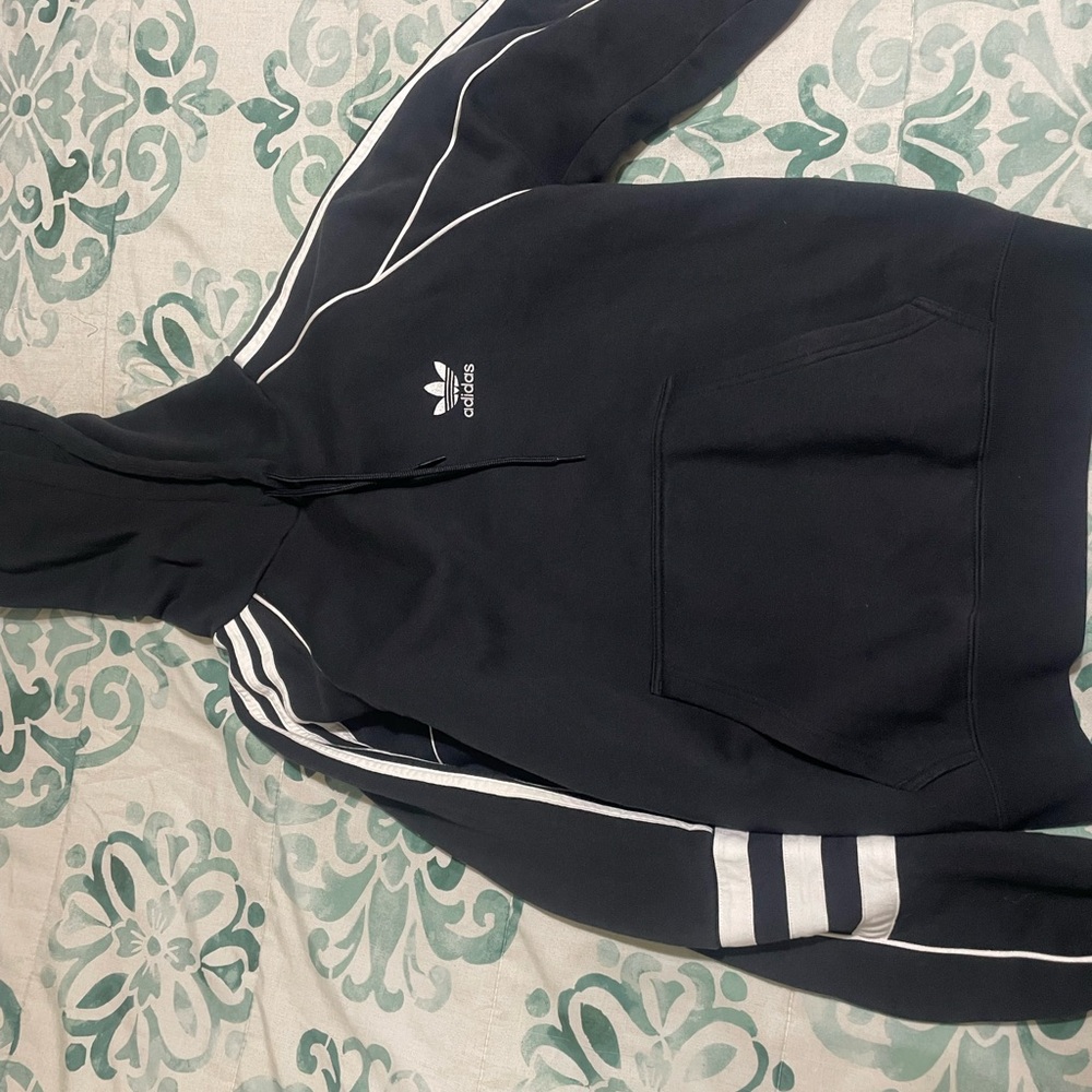 Adidas size S Black Hoodie with Logo